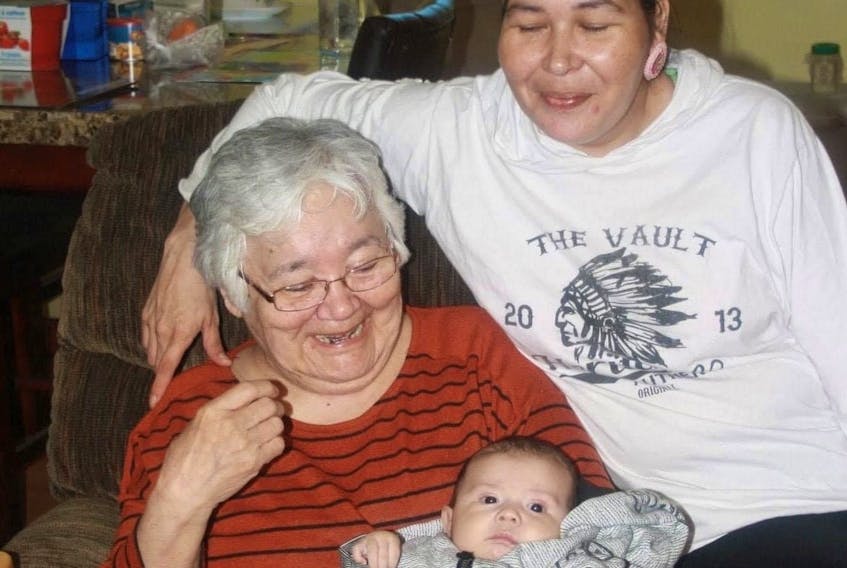 Jocelyn Marshall of Membertou and her late grandmother Elizabeth LaPorte, a survivor of the residential school in Shubenacadie. "I never knew she was a survivor until I was in my 20s. It was her way of suppressing those memories. She didn't want us to feel her pain," said Marshall. CONTRIBUTED