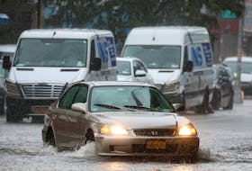 By Jonathan Allen and Brendan O'Brien NEW YORK (Reuters) - Torrential downpours after a week of mostly steady rainfall triggered flash flooding in New York City on Friday, disrupting subway service in