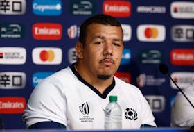 LILLE, France (Reuters) - Scotland's Javan Sebastian quit rugby to become a butcher but it was a short-lived career change and he has come full circle to earn a first Rugby World Cup start in