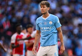 (Reuters) - John Stones will miss Manchester City's Premier League match at Wolverhampton Wanderers on Saturday but the England defender could be back next week, manager Pep Guardiola said on Friday.