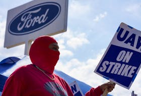 (Reuters) - The United Auto Workers will walk off the job at an additional plant each at General Motors and Ford, but will spare Stellantis after last-minutes concessions by the Chrysler parent, union