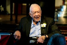 By Jeff Mason WASHINGTON (Reuters) - Americans celebrated the 99th birthday of former President Jimmy Carter this weekend, with the White House putting up a wooden cake display on its north lawn and