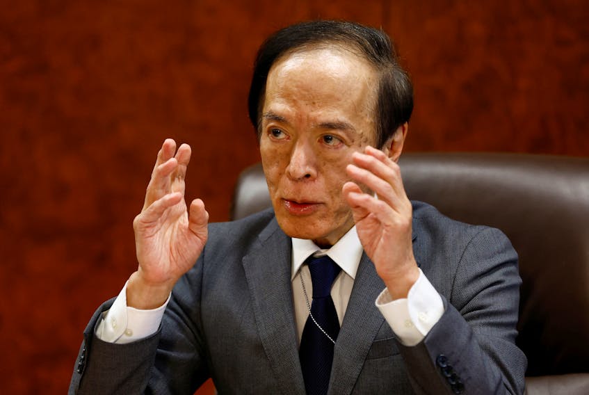 By Leika Kihara TOKYO (Reuters) - Bank of Japan Governor Kazuo Ueda said on Saturday considerations over the central bank's finances do not prevent it from implementing necessary monetary policy steps