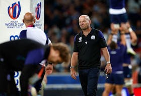 LILLE, France (Reuters) - Scotland coach Gregor Townsend got the performance he wanted and perhaps a selection headache after his side romped to a 12-try 84-0 victory over Romania on Saturday to keep