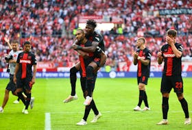 MAINZ, Germany (Reuters) - Bayer Leverkusen cruised past hapless hosts Mainz 05 3-0 on Saturday to record their best-ever start to a Bundesliga season and take over top spot after six matchdays. Xabi