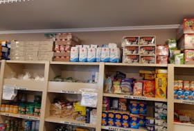 At one point, the pantries at St. Vincent de Paul food bank were always filled. Now, with the closure it has left uncertainty for many residents who availed of this service. Contributed.
