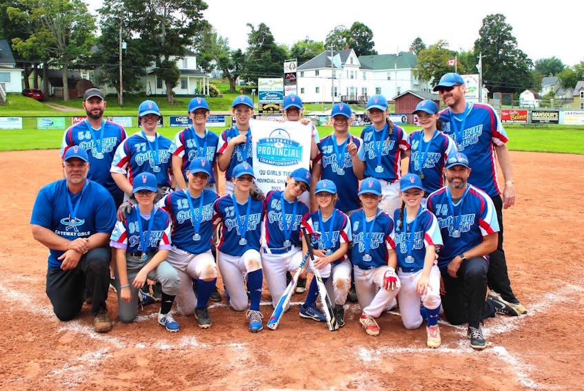The Yarmouth U12 Gateway Girls are the 2023 Baseball Nova Scotia Tier 1 provincial champions.