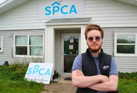 Ryan Toomey, development officer at the Nova Scotia SPCA-Cape Breton Shelter: "We had some medicine, office equipment and money taken.” IAN NATHANSON/CAPE BRETON POST