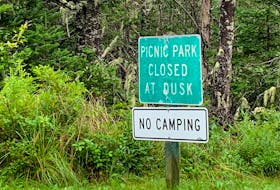 A no camping sign greets visitors to the Sand Hills Beach Provincial Park in Villagedale. The Municipality of Barrington is requesting the provincial Department of Natural Resources and Renewables (DNRR) to consider the  possibility of introducing camping facilities at the park. KATHY JOHNSON