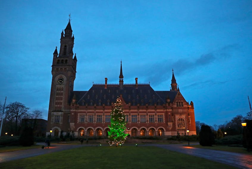 General view of the International Court of Justice (ICJ) in The Hague, Netherlands December 11, 2019.