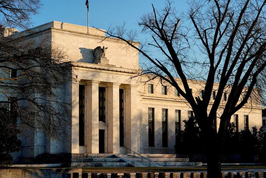The Federal Reserve building in Washington, U.S., January 26, 2022.