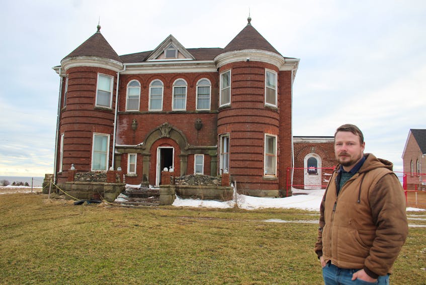 P.E.I. businessperson and mason Dean MacArthur purchased the former Notre Dame du Mont Carmel presbytery in 2023 after finding out it was slated for demolition and he has been working to restore the grand old building ever since. Colin MacLean