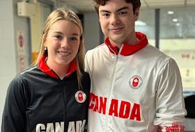 Teenaged curlers Cailey Locke and Simon Perry will represent the country in the mixed double event as a part of the 2024 Youth Olympic Winter Games being held in Gangwon, South Korea this week. Photo courtesy Curling Canada