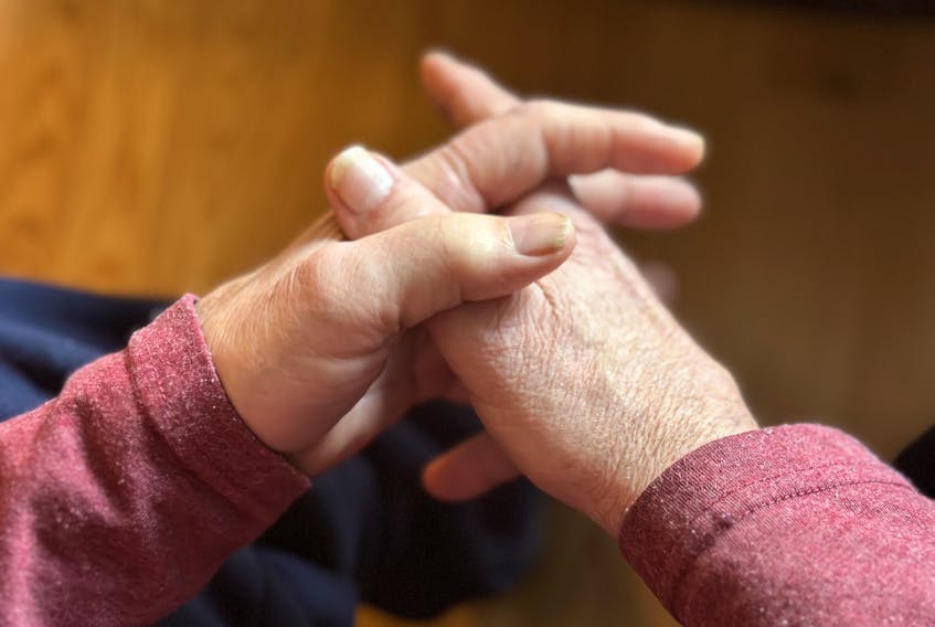 My father's hands: The memories of being his daughter interrupted by dementia.