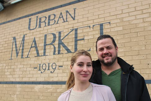 Ivy and Greg Hanley, co-owners of Urban Market in St. John's, have taken measures to ensure their equipment doesn't get stolen again. - Cameron Kilfoy/The Telegram.