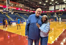 Basketball Super League president David Magley and his wife Evelyn, who is the league’s CEO, were in St. John’s last weekend to visit with the Newfoundland Rogues. Nicholas Mercer/The Telegram