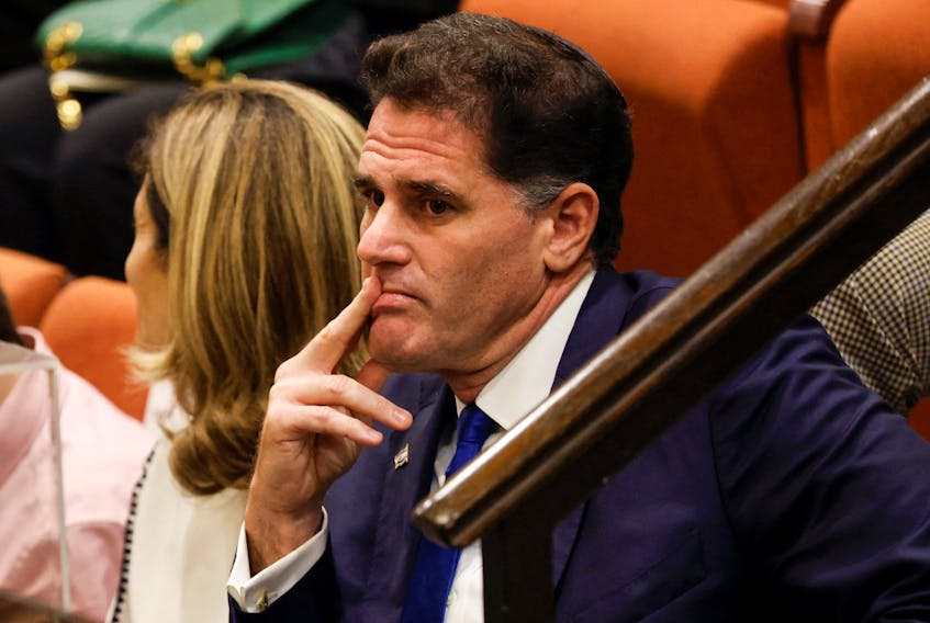 Former Israeli Ambassador to the U.S. Ron Dermer attends a special session of the Knesset, Israel's parliament, to approve and swear in a new right-wing government, in Jerusalem December 29, 2022.