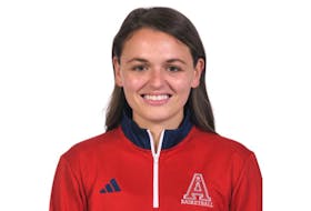 Haley McDonald is in her first season as an assistant coach with the Acadia Axewomen.