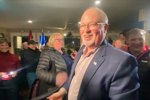 Liberal Fred Hutton is the new MHA for Conception Bay East-Bell Island after Tuesday nights byelection win. — Jenna Head/The Telegram