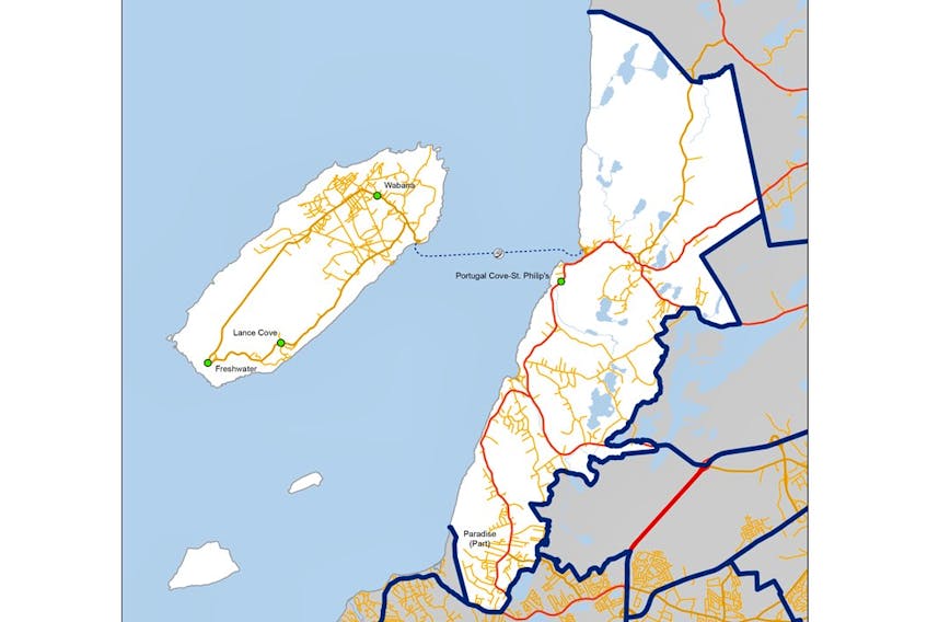 The Conception Bay East-Bell Island district in Newfoundland.