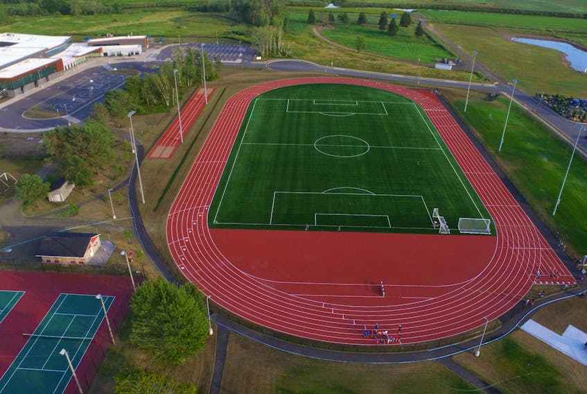 The Bridgetown Regional Outdoor Sports Hub Park features a synthetic eight-lane running track encircling a turf soccer field, LED lighting, areas for the steeplechase, triple and long jumps and resurfaced tennis courts among other things.