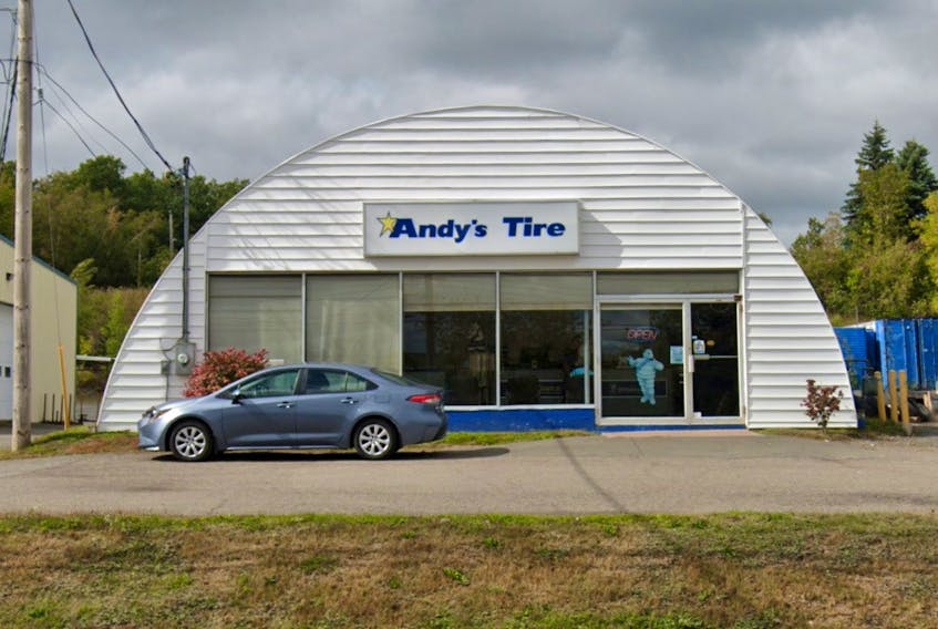 Someone broke into Andy's Tire shop in New Glasgow and stole four half sets of tires sometime between Jan. 13 and 14.