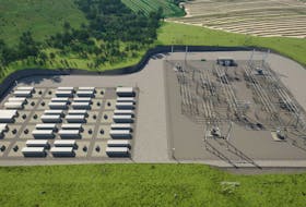 An artist's rendering of the three energy storage facilities to be built in Nova Scotia, with construction to start later this year.