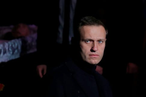 Russian opposition leader Alexei Navalny pays respect to founder of Russia's oldest human rights group and Sakharov Prize winner Lyudmila Alexeyeva in Moscow, Russia December 11, 2018.