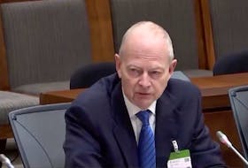 Ches Crosbie at a Senate standing committee on natural resources in Ottawa.