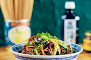  Noodles, symbolizing longevity, are always on Céline Chung’s table for Lunar New Year. These stir-fried vegetable noodles are “a real classic.”