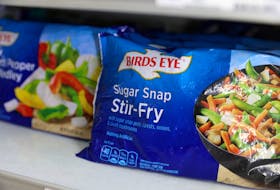 Packets of Birds Eye foods, a brand owned by Conagra Brands, are seen in a store in Manhattan, New York, U.S., November 15, 2021.