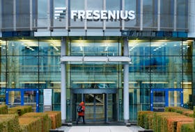 The Fresenius SE headquarters are pictured in Bad Homburg near Frankfurt, Germany February 22, 2017.