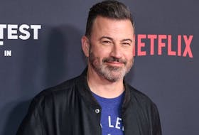 Jimmy Kimmel attends the premiere of Netflix's "The Greatest Night in Pop" at the Egyptian Theatre in Los Angeles, Jan. 29, 2024.