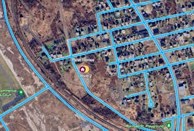 Planned location for 30 single-occupancy Pallet shelters in Whitney Pier, due to open sometime in February. CONTRIBUTED/GOOGLE MAPS