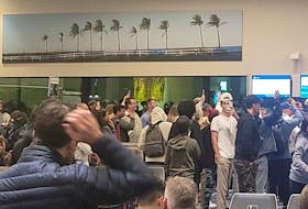  Toronto resident Nicholas Bello shared this photo to social media while his flight from Ft. Lauderdale was delayed earlier this week.