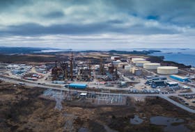 An aerial view shows the Braya Renewable Fuels refinery in Come By Chance, Newfoundland and Labrador, Canada, in this image obtained by Reuters on June 6, 2023. Braya Renewable Fuels/Handout via REUTERS