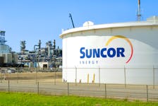 Suncor Energy facility is seen in Sherwood Park, Alberta, Canada August 21, 2019.