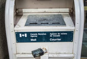 A mail drop box outside the Canada Revenue Agency in Toronto. This year’s general tax filing deadline is April 30, 2024.