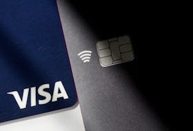 Visa credit and debit cards are seen in this picture illustration taken August 2, 2022.