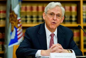 U.S. Attorney General Merrick Garland speaks as he meets with U.S. Attorney Damian Williams (not pictured), federal, state, and local law enforcement leaders in New York City, U.S., November 27, 2023.