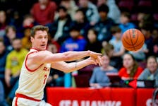 Memorial University’s Jason Thompson returned to the Sea-Hawks this year and is looking forward to one more run at an AUS men’s basketball championship. Photo courtesy Udantha Chandre/MUN Athletics