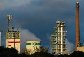 A view shows oil processing facilities of an PCK oil refinery in Schwedt, Germany October 1, 2022.