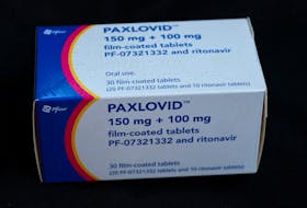 Paxlovid, Pfizer's anti-viral medication to treat the coronavirus disease (COVID-19), is displayed in this picture illustration taken October 7, 2022.