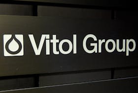 A sign is pictured in front of the Vitol Group trading commodities building in Geneva October 4, 2011.