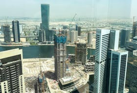 A general view of a resident and business development site in Dubai, United Arab Emirates, June 14, 2023.