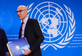 Volker Turk, United Nations High Commissioner for Human Rights, attends a news conference at the United Nations in Geneva, Switzerland, December 6, 2023.