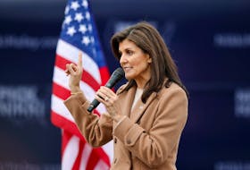 Republican presidential candidate and former U.S. Ambassador to the United Nations Nikki Haley speaks during a campaign visit ahead of the Republican presidential primary election in Camden, South Carolina, U.S. February 19, 2024.