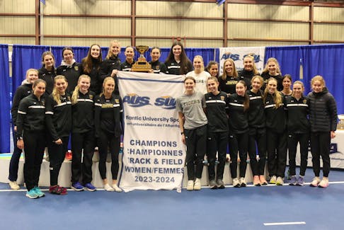 The Dalhousie Tigers captured their 35th consecutive AUS women's track and field championship on Saturday at the University of Moncton. - AUS