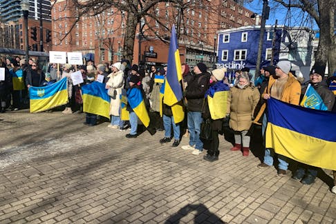 The second anniversary of Russia's invasion of Ukraine was marked by the Stand with Ukraine Until Victory rally, held Sunday at Victoria Park in Halifax.