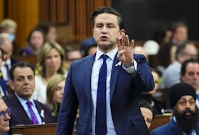 Conservative Leader Pierre Poilievre rises during question period in the House of Commons on Parliament Hill in Ottawa on Wednesday, Dec. 6, 2023. THE CANADIAN PRESS/Sean Kilpatrick